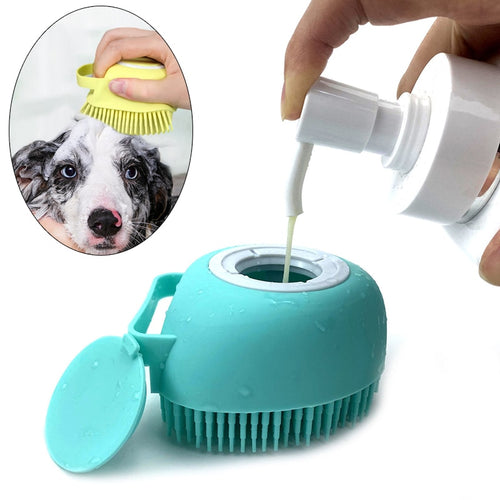 Bath brush for dog